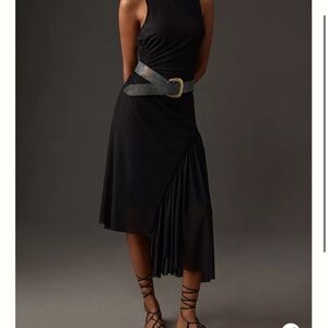 By Anthropologie Sheer Sunburst Dress